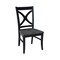 International Concepts Set of 2 Cosmo Chairs, Coal-Black/washed black C75-14P - alternate 10